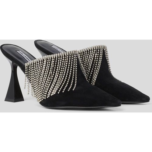 Debut Ii Fringe Mule Shoes, Woman, , Size: 39 - Karl Lagerfeld - Modalova