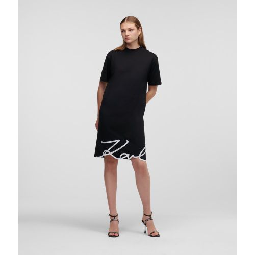 Robe T-shirt À Ourlet Signature, , , Taille: L - Karl Lagerfeld - Modalova