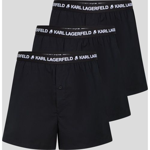 Short Boxer Tissé Avec Logo - Lot De 3, , , Taille: L - Karl Lagerfeld - Modalova