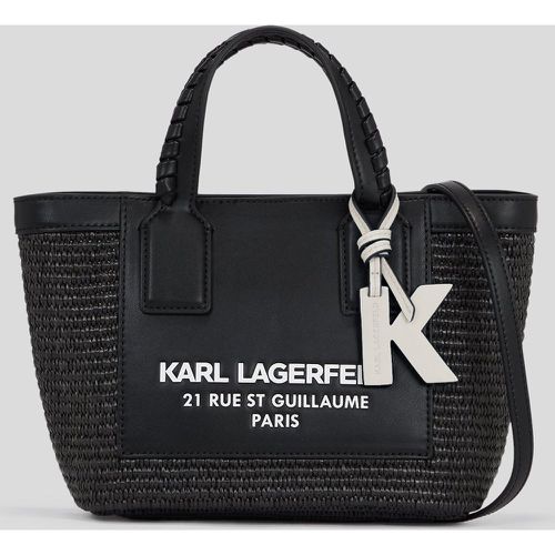 Rue St-guillaume Raffia Small Tote Bag, Woman, , Size: One size - Karl Lagerfeld - Modalova
