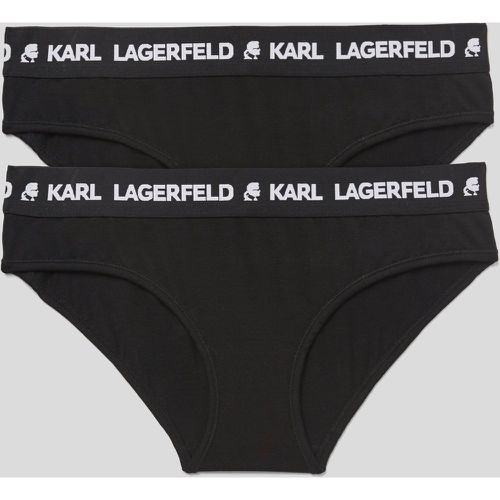 Karl Logo Hipster Briefs - 2 Pack, Woman, , Size: XS - Karl Lagerfeld - Modalova