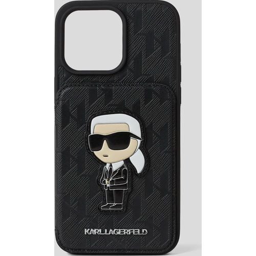 K/ikonik Monogram Iphone 15 Pro Max Case, Woman, , Size: One size - Karl Lagerfeld - Modalova
