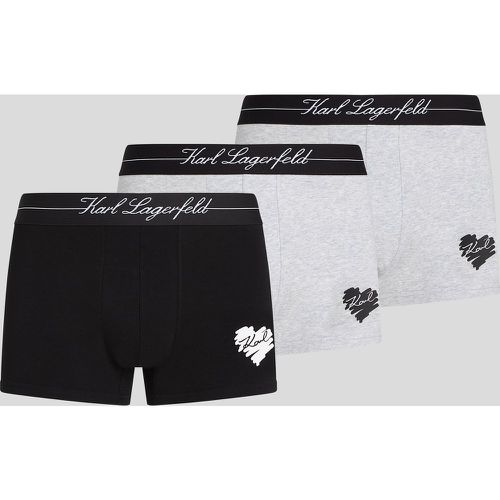 K/heart Trunks – 3-pack, Man, /, Size: L - Karl Lagerfeld - Modalova