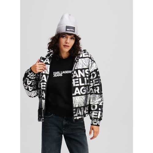 All-over Klj Logo Jacket, Woman, , Size: L - Karl Lagerfeld - Modalova