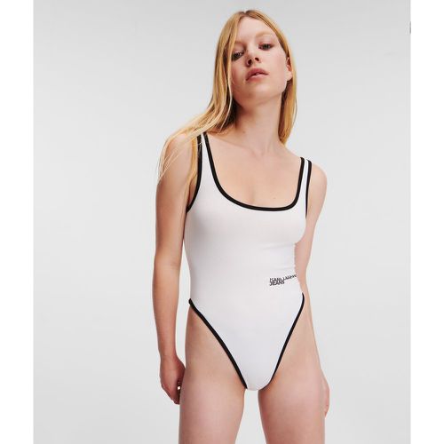 Klj High-cut Bodysuit, Woman, /, Size: XS - Karl Lagerfeld - Modalova