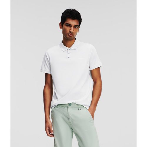 Press Button Polo Shirt, Man, , Size: S - Karl Lagerfeld - Modalova