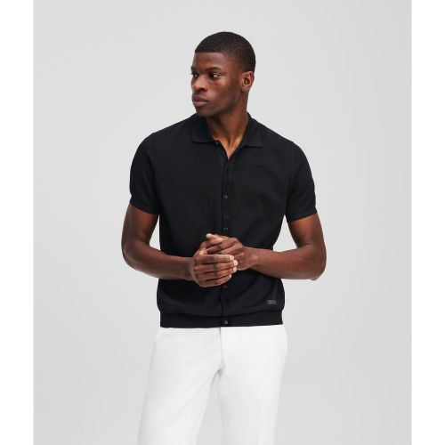 Polo En Maille À Boutons, , , Taille: 3XL - Karl Lagerfeld - Modalova