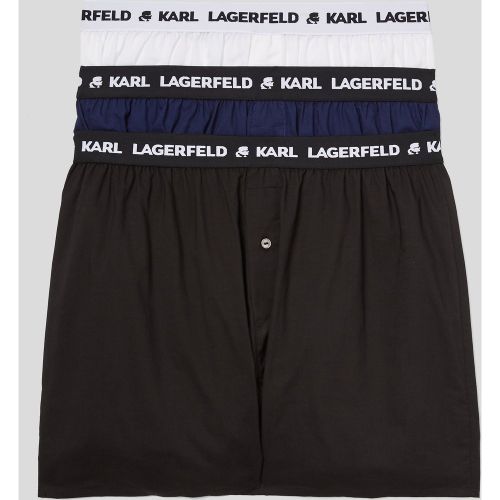 Short Boxer Tissé Avec Logo - Lot De 3, , , Taille: L - Karl Lagerfeld - Modalova