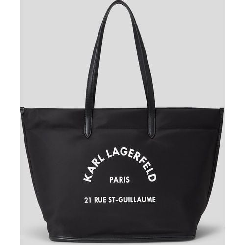 Rue St-guillaume Nylon Tote Bag, Woman, , Size: One size - Karl Lagerfeld - Modalova