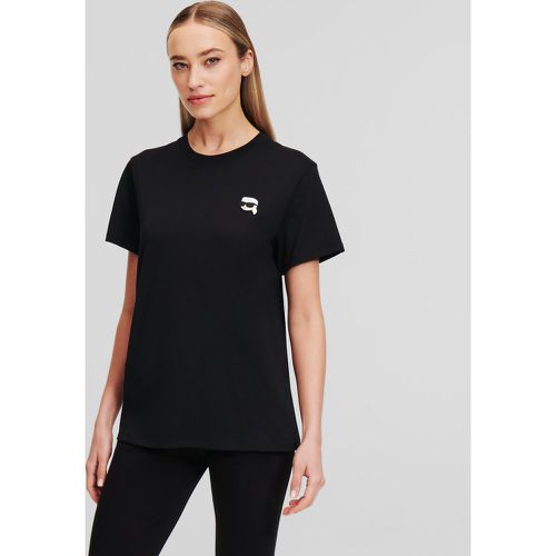 K/ikonik Patch T-shirt, Woman, , Size: S - Karl Lagerfeld - Modalova