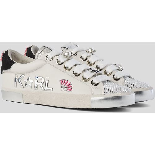 Skool Karl Fan Patch Sneakers, Woman, , Size: 40 - Karl Lagerfeld - Modalova