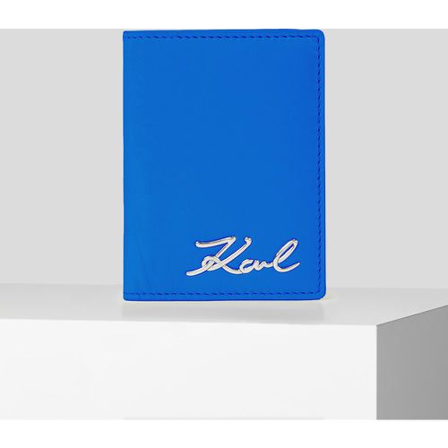 K/signature Soft Bi-fold Cardholder, Woman, , Size: One size - Karl Lagerfeld - Modalova