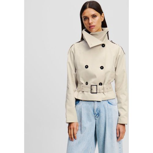 Veste Courte En Sergé De Coton, , , Taille: 34 - Karl Lagerfeld - Modalova