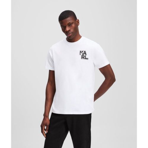 Varsity Karl Logo T-shirt, Man, , Size: L - Karl Lagerfeld - Modalova