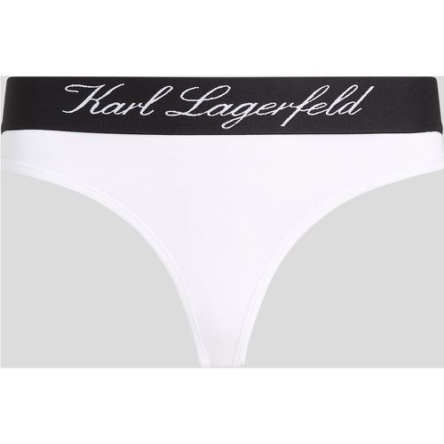 Hotel Karl Low-rise Thong, Woman, , Size: L - Karl Lagerfeld - Modalova