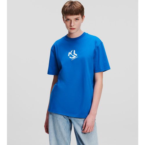 Klj Monogram Regular T-shirt, Woman, , Size: XS - KL Jeans - Modalova
