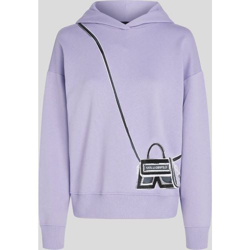 Ikon K Hoodie, Woman, , Size: L - Karl Lagerfeld - Modalova