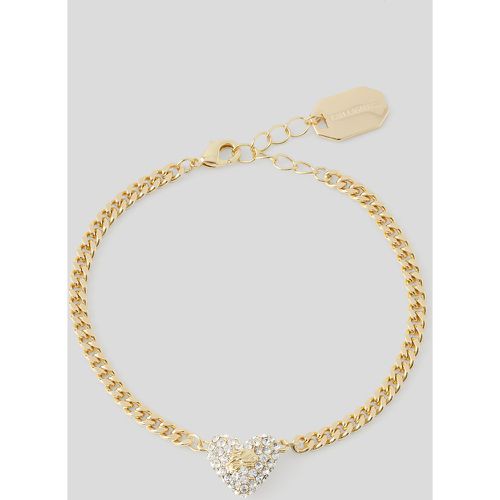 K/heart Pavé Charm Bracelet, Woman, , Size: One size - Karl Lagerfeld - Modalova