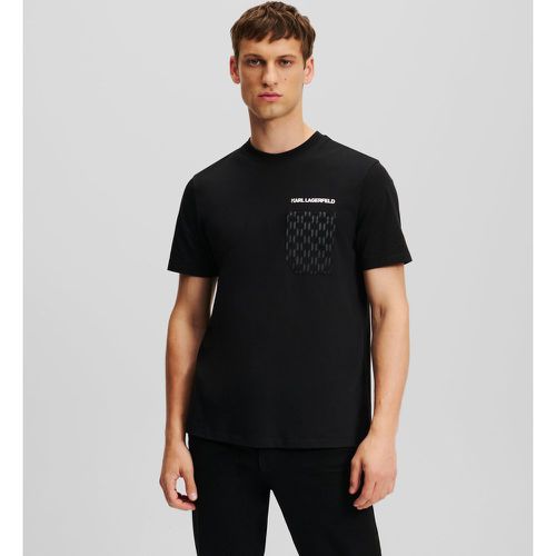 Kl Monogram Pocket T-shirt, Man, , Size: S - Karl Lagerfeld - Modalova
