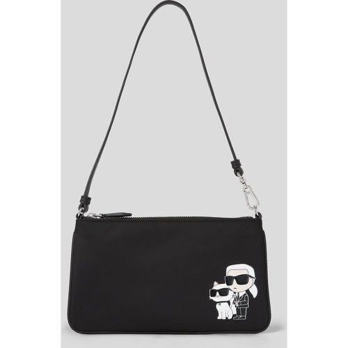 Ikon Nylon Shoulder Pouch, Woman, , Size: One size - Karl Lagerfeld - Modalova