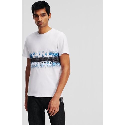 Degradé Karl Logo T-shirt, Man, , Size: L - Karl Lagerfeld - Modalova