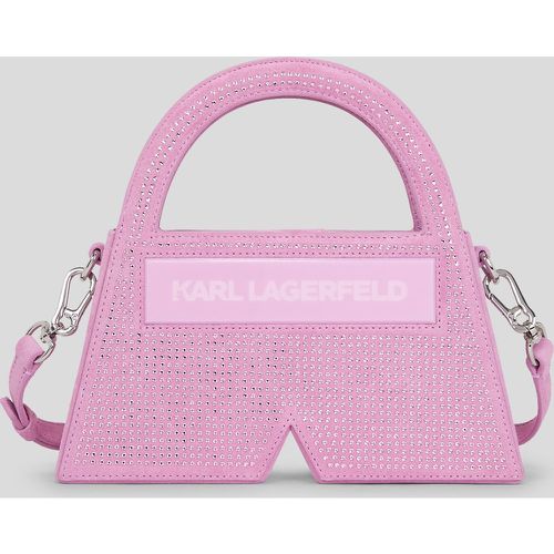 Ikon K Small Crystal Top-handle Bag, Woman, , Size: X00 - Karl Lagerfeld - Modalova