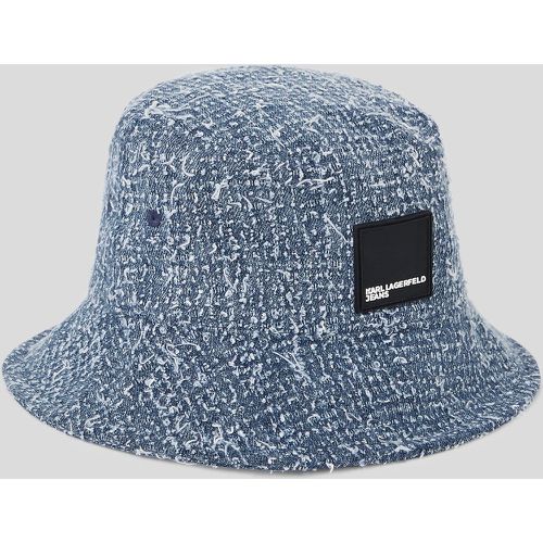Klj Bouclé Bucket Hat, Woman, , Size: One size - Karl Lagerfeld - Modalova