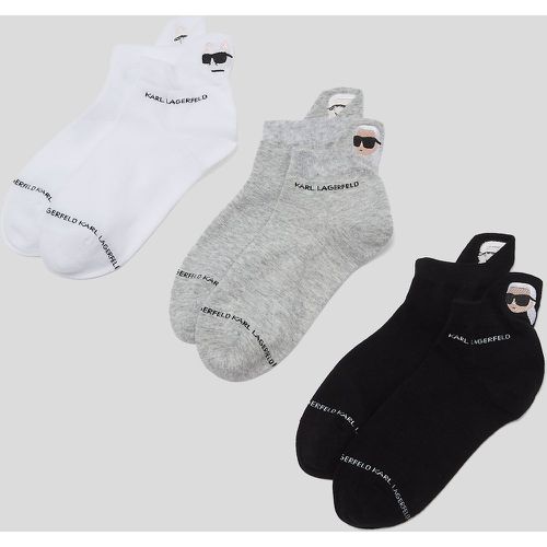 Ikon Sneaker Socks – 3 Pack, Man, //, Size: 35-38 - Karl Lagerfeld - Modalova