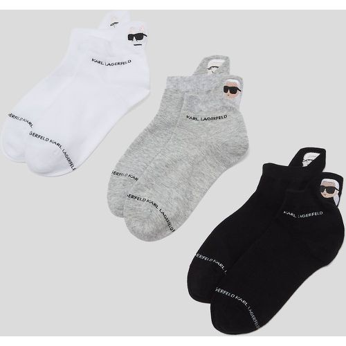 K/ikonik Sneaker Socks – 3 Pack, Man, //, Size: 35-38 - Karl Lagerfeld - Modalova