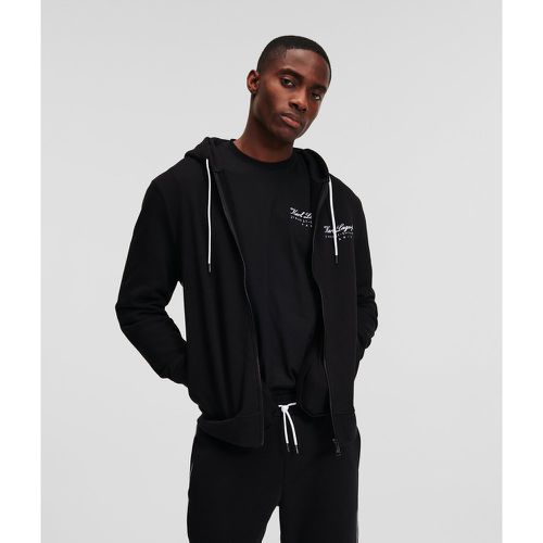 Hotel Karl Zip-up Loungewear Hoodie, Man, , Size: L - Karl Lagerfeld - Modalova