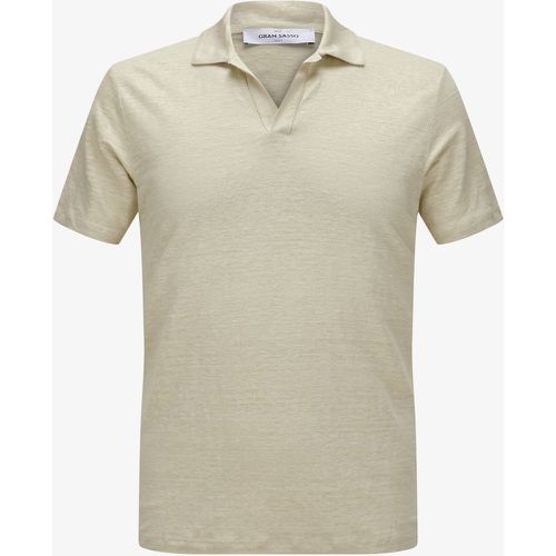 Leinen-Polo-Shirt | Herren (50) - Gran Sasso - Modalova