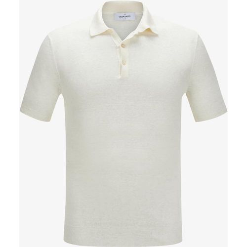 Leinen-Poloshirt | Herren - Gran Sasso - Modalova