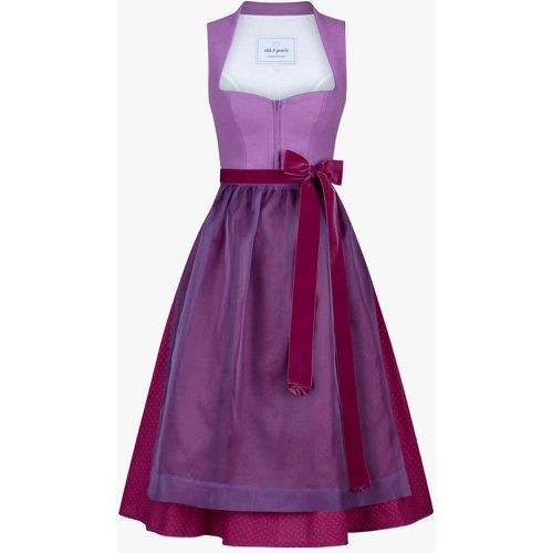 X LODENFREY Midi-Dirndl mit Seidenschürze | Damen (38) - Silk & Pearls - Modalova