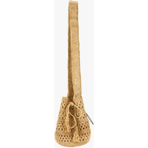 Raffia Beach Bucket Umhängetasche | Damen - Manebi - Modalova