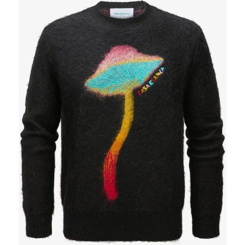 Rainbow Mushroom Mohair Pullover - Casablanca - Modalova