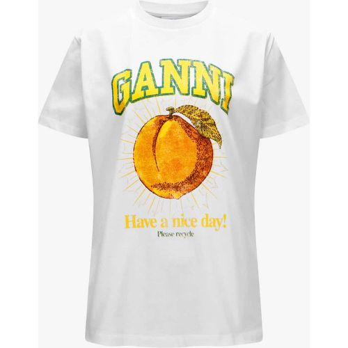 Ganni - T-Shirt | Damen (L) - Ganni - Modalova