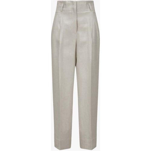 Peserico- Leinenhose | Damen (40) - PESERICO - Modalova