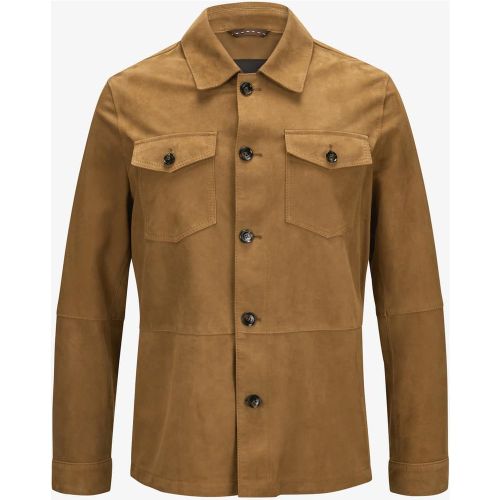 Leder-Shirtjacket | Herren (50) - Windsor - Modalova