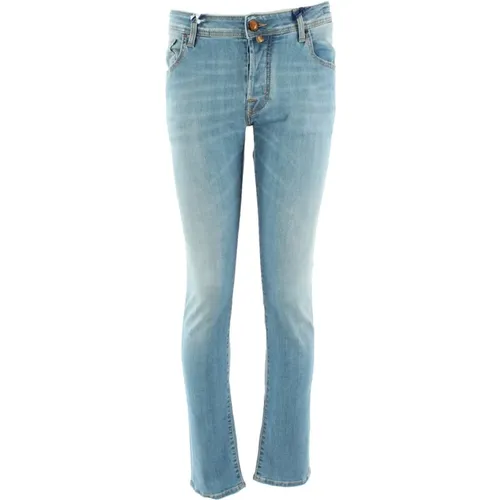 Classic Skinny Jeans , male, Sizes: W33 - Jacob Cohën - Modalova
