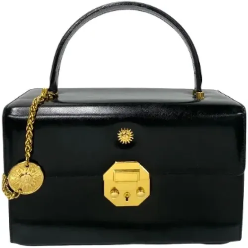 Pre-owned Leather handbags , female, Sizes: ONE SIZE - Versace Pre-owned - Modalova