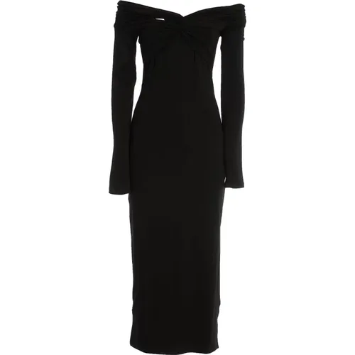 Off Shoulder Long Dress , female, Sizes: S - Rotate Birger Christensen - Modalova