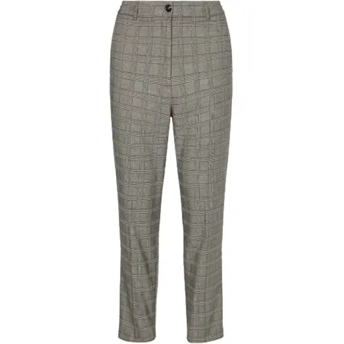 Prince of Wales Check Trousers , female, Sizes: M - Tommy Hilfiger - Modalova