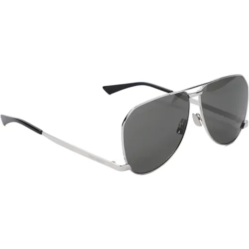 Metallic Aviator Sunglasses Ss24 , male, Sizes: L/XL - Saint Laurent - Modalova
