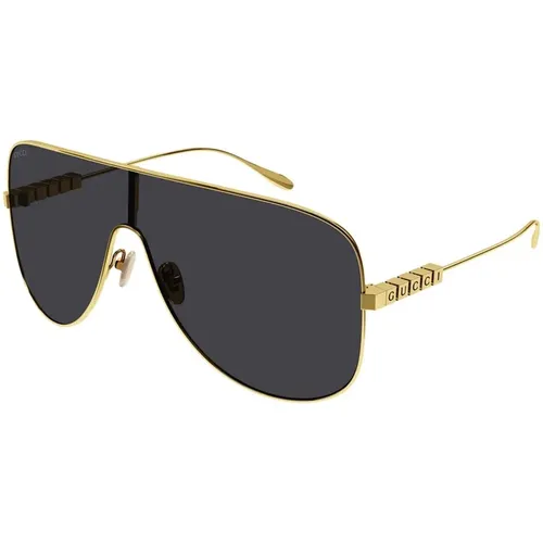 Metal Cube Sunglasses with Colorful Lenses , female, Sizes: ONE SIZE - Gucci - Modalova