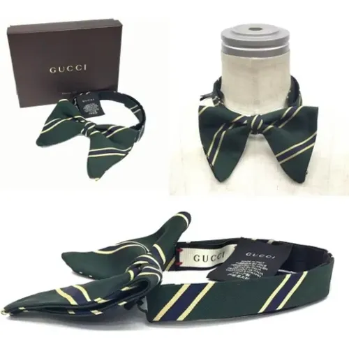 Gebrauchter Grüner Seiden Gucci Schal - Gucci Vintage - Modalova