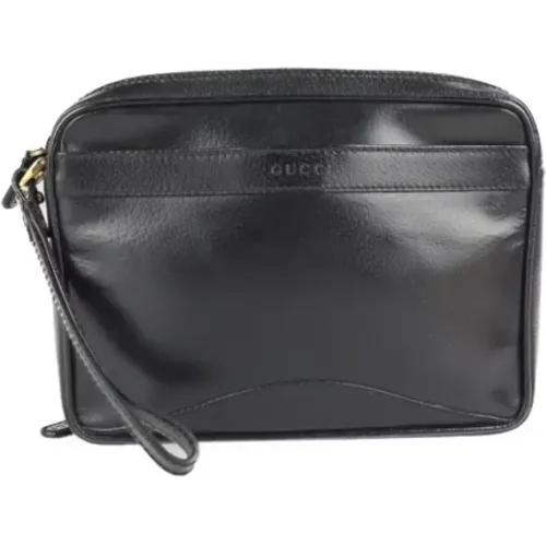 Pre-owned Leather Gucci Clutch , female, Sizes: ONE SIZE - Gucci Vintage - Modalova