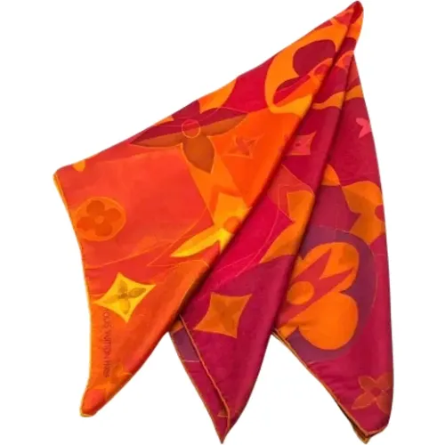 Pre-owned Silk scarves , female, Sizes: ONE SIZE - Louis Vuitton Vintage - Modalova