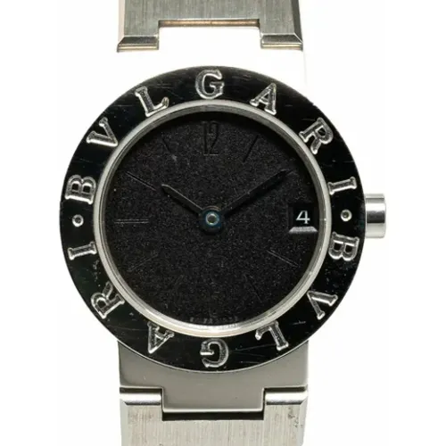 Pre-owned Stainless Steel watches , female, Sizes: ONE SIZE - Bvlgari Vintage - Modalova