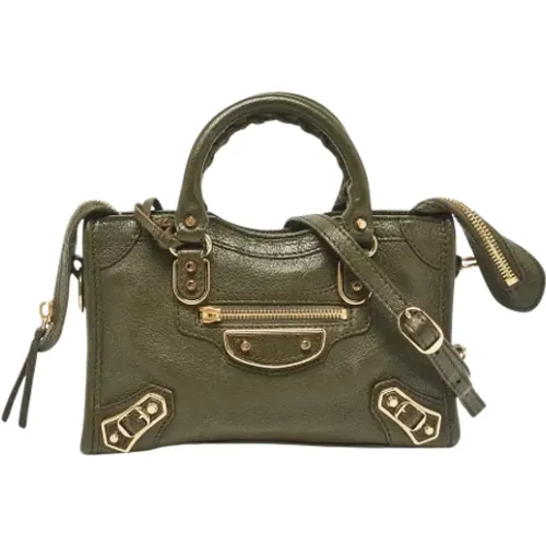 Pre-owned Leather totes , female, Sizes: ONE SIZE - Balenciaga Vintage - Modalova