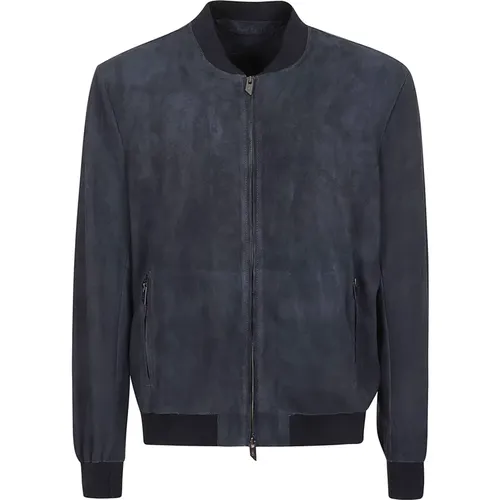 Leather Jacket , male, Sizes: 2XL - Salvatore Santoro - Modalova